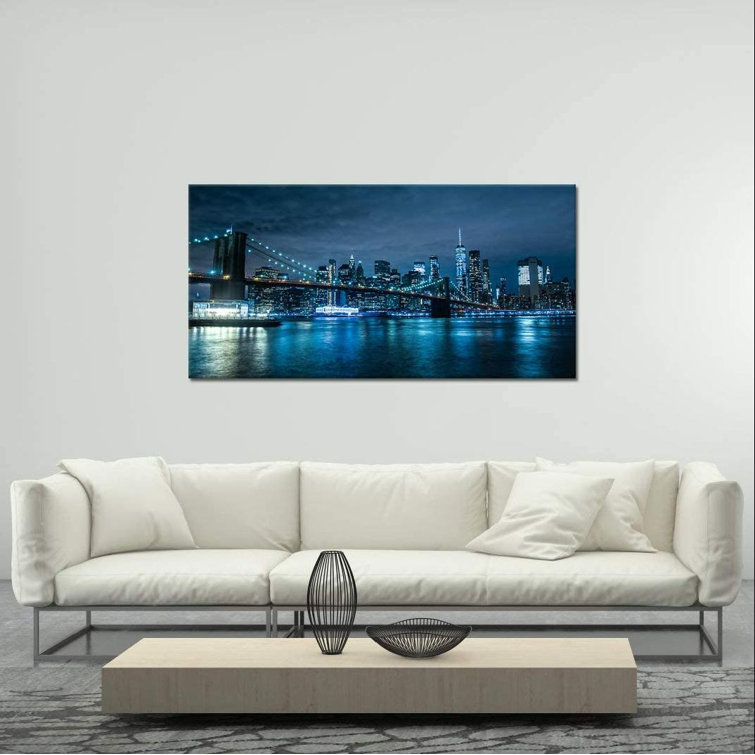 Latitude Run® New York City Framed On Canvas Graphic Art Wayfair